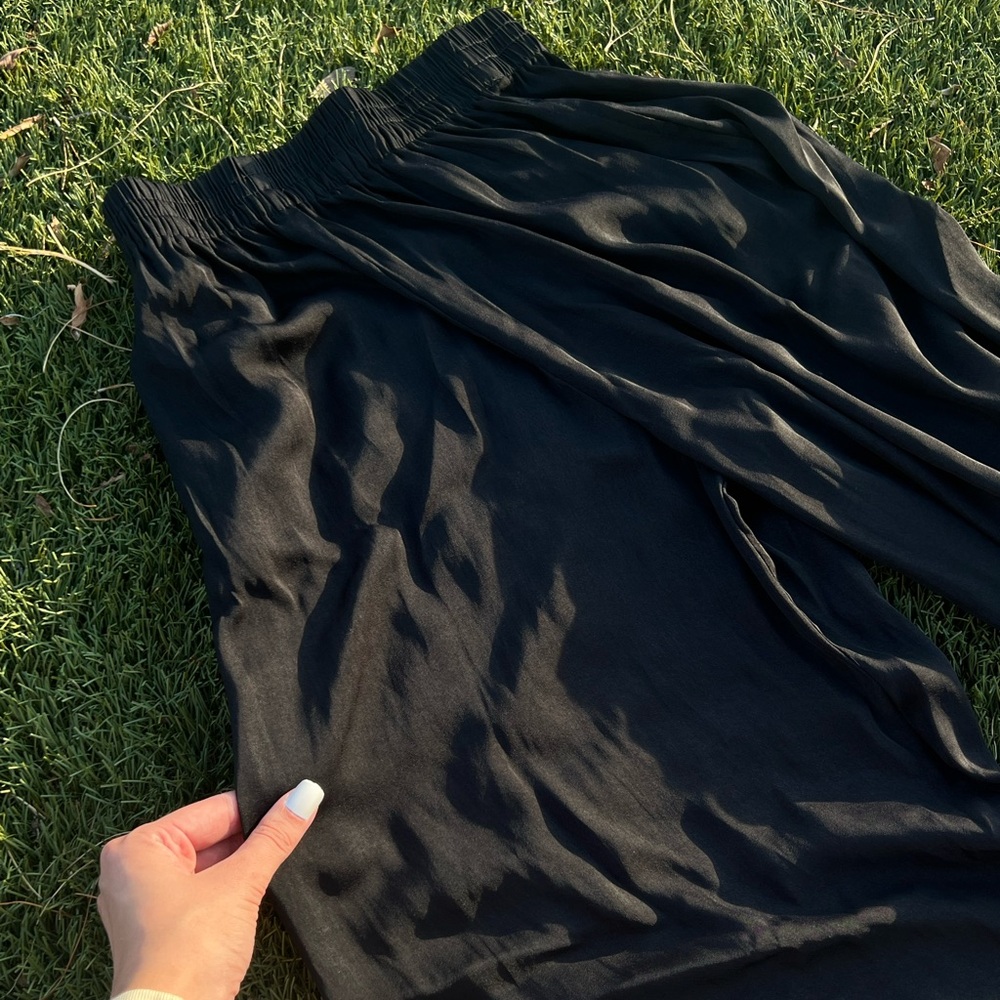 Silk pants